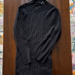 White House Black Market Black Crewneck Sweater